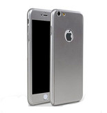 Stuff Certified® iPhone 12 360 ° Full Cover - Full Body Case Case + Screen protector White