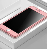 Stuff Certified® iPhone 12 Mini 360 ° Vollabdeckung - Ganzkörperhülle + Displayschutz Pink