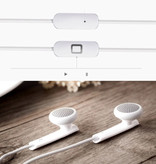 Huawei Ecouteurs Filaires AM110 Eartjes Ecouteur Ecouteurs avec Microphone Blanc