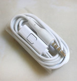 Huawei Auricolari con filo Y6 Auricolari Eartjes Ecouteur con microfono bianco