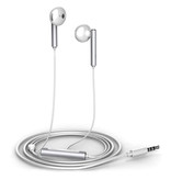 Huawei Słuchawki douszne Honor AM116 z mikrofonem i elementami sterującymi - Słuchawki douszne AUX 3,5 mm Słuchawki przewodowe Srebrne