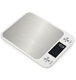 Stuff Certified® Kitchen Scale Digital - 10kg / 1g - Precision Digital Kitchen Scale White