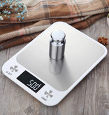 Stuff Certified® Kitchen Scale Digital - 10kg / 1g - Precision Digital Kitchen Scale White