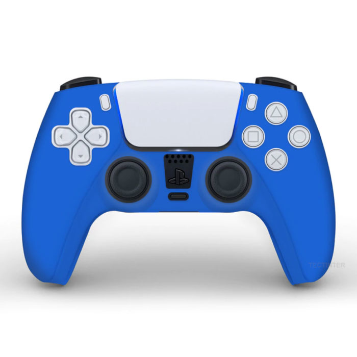 Funda / piel antideslizante para el estuche del controlador PlayStation 5 - Funda de agarre PS5 - Azul