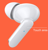 Lenovo Auriculares inalámbricos XT90 - True Touch Control TWS Auriculares Bluetooth 5.0 Auriculares inalámbricos Auriculares Auriculares Blanco