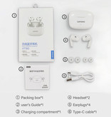Lenovo Écouteurs sans fil XT90 - Écouteurs True Touch Control TWS Bluetooth 5.0 Écouteurs sans fil Écouteurs noirs