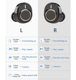 Lenovo Auriculares inalámbricos X18 - True Touch Control TWS Auriculares Bluetooth 5.0 Auriculares inalámbricos Auriculares Auriculares Blanco