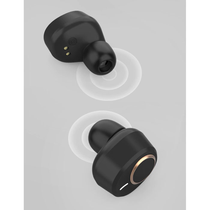 Lenovo Écouteurs sans fil X18 - Écouteurs True Touch Control TWS Bluetooth 5.0 Écouteurs sans fil Écouteurs noirs