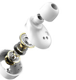 Lenovo Écouteurs sans fil X18 - Écouteurs True Touch Control TWS Bluetooth 5.0 Écouteurs sans fil Écouteurs noirs