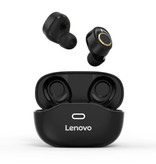 Lenovo Écouteurs sans fil X18 - Écouteurs True Touch Control TWS Bluetooth 5.0 Écouteurs sans fil Écouteurs noirs