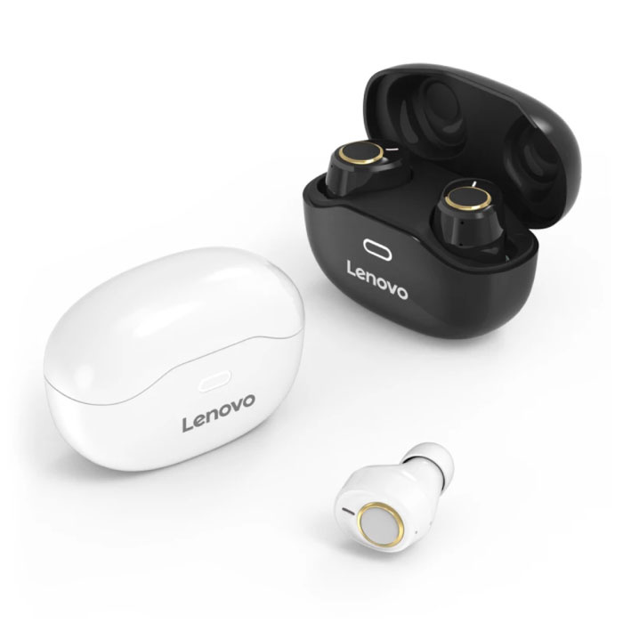 Lenovo Écouteurs sans fil X18 - Écouteurs True Touch Control TWS Bluetooth 5.0 Écouteurs sans fil Écouteurs noirs