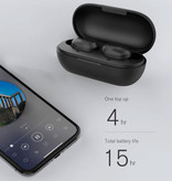 Lenovo GT2 Draadloze Oortjes - One Button Control TWS Oordopjes Bluetooth 5.0  Wireless Buds Earphones Oortelefoon Zwart