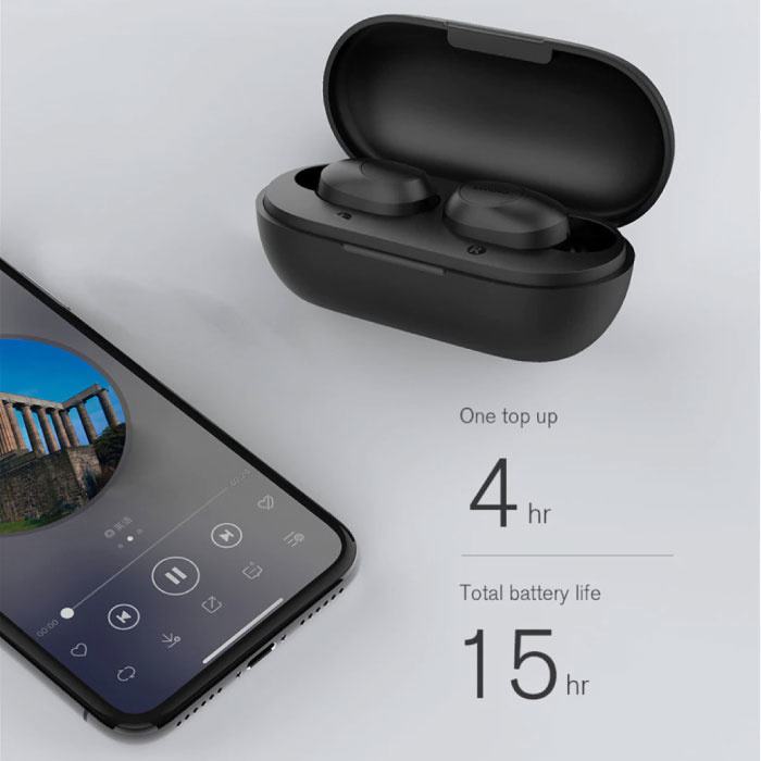 Lenovo GT2 Draadloze Oortjes - One Button Control TWS Oordopjes Bluetooth 5.0  Wireless Buds Earphones Oortelefoon Zwart