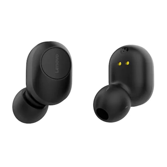 Lenovo Bezprzewodowe słuchawki GT2 - sterowanie jednym przyciskiem Słuchawki douszne TWS Bezprzewodowe słuchawki Bluetooth 5.0 Słuchawki Czarne