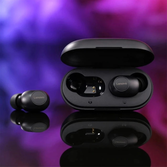 Lenovo GT2 Draadloze Oortjes - One Button Control TWS Oordopjes Bluetooth 5.0  Wireless Buds Earphones Oortelefoon Zwart