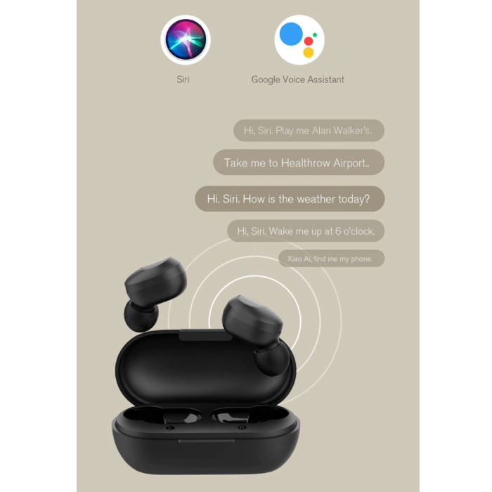 Lenovo GT2 Draadloze Oortjes - One Button Control TWS Oordopjes Bluetooth 5.0  Wireless Buds Earphones Oortelefoon Zwart