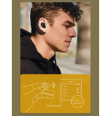 Lenovo Bezprzewodowe słuchawki GT2 - sterowanie jednym przyciskiem Słuchawki douszne TWS Bezprzewodowe słuchawki Bluetooth 5.0 Słuchawki Czarne