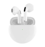 Juessen Auriculares inalámbricos Pro 5 - True Touch Control TWS Auriculares Bluetooth 5.0 Auriculares inalámbricos Auriculares Auriculares Blanco