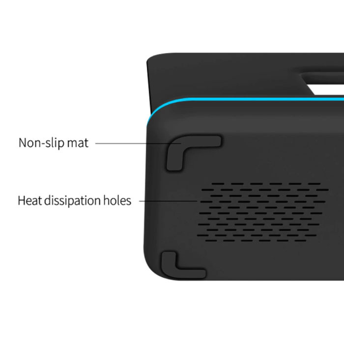 DCAE Stacja ładująca 3 w 1 do Apple iPhone / iWatch / AirPods - Stacja ładująca 15W Wireless Pad Czarna