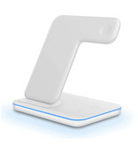 DCAE 3 in 1 Oplaadstation voor Apple iPhone / iWatch / AirPods -  Charging Dock 15W Wireless Pad Wit