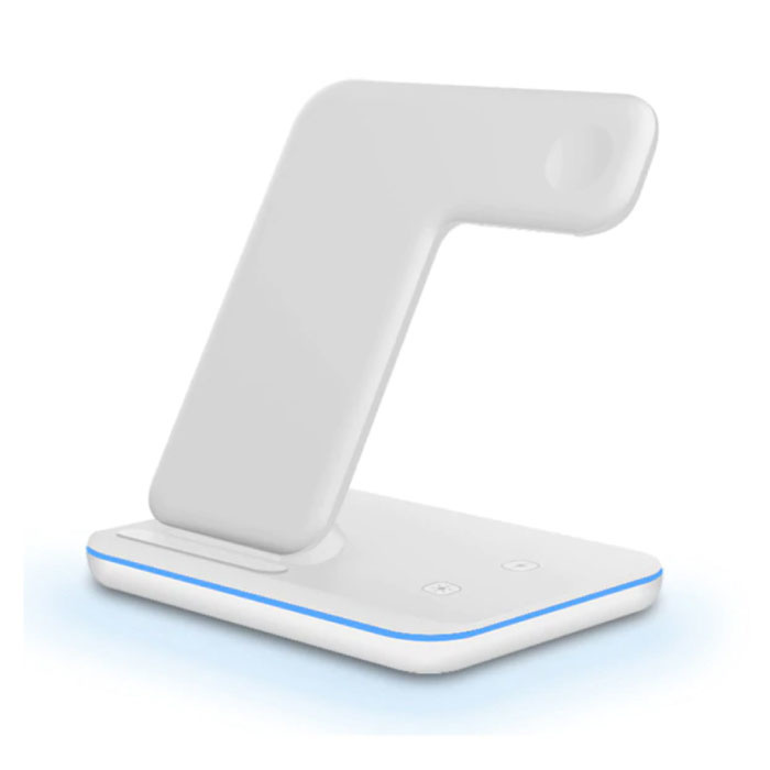 3 in 1 Charging Station for Apple iPhone / iWatch / AirPods - Charging Dock 15W Wireless Pad White