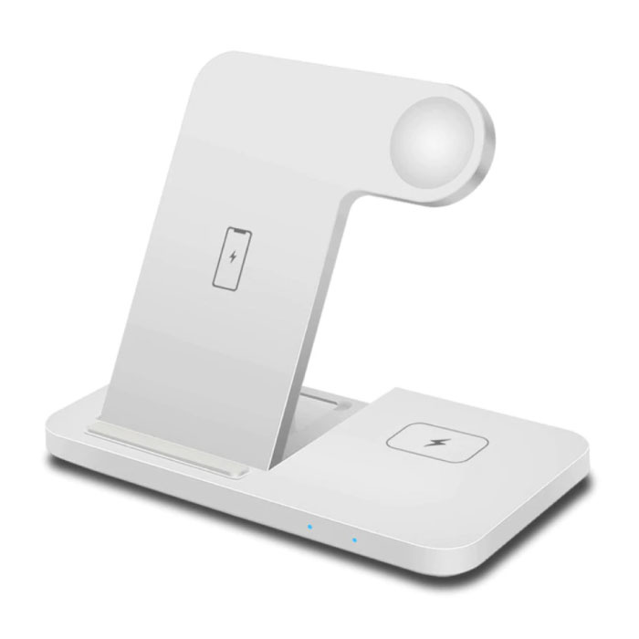 3 in 1 Charging Station for Apple iPhone / iWatch / AirPods - Charging Dock 15W Wireless Pad White