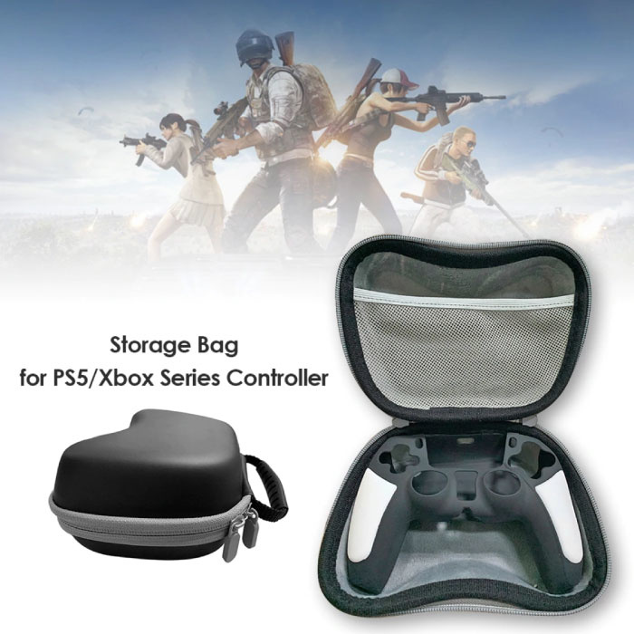 Stuff Certified® Torba do przechowywania kontrolerów PlayStation 5 / Xbox Series X - futerał do przenoszenia PS5 / Xbox - czarny