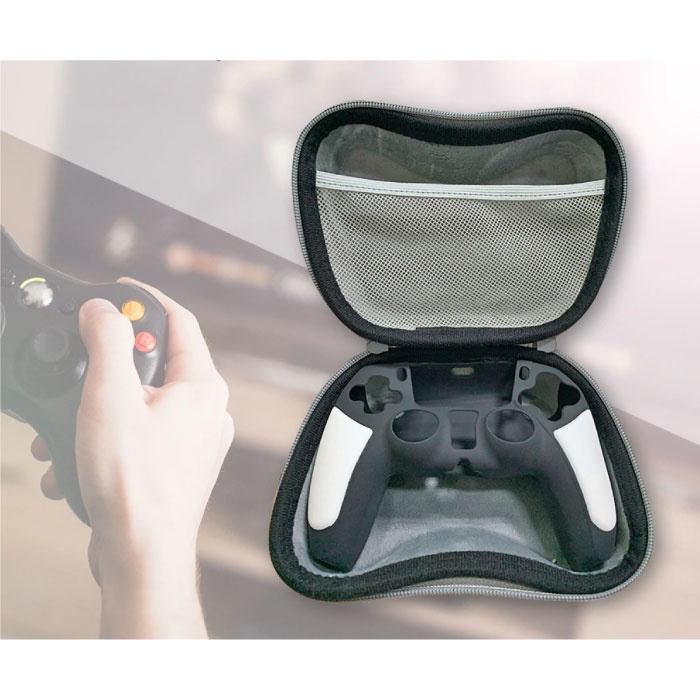 Stuff Certified® Torba do przechowywania kontrolerów PlayStation 5 / Xbox Series X - futerał do przenoszenia PS5 / Xbox - czarny