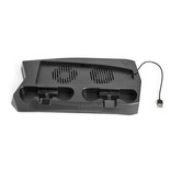 Stuff Certified® Multifunctionele Dual Ventilator Cooling Stand Mount en Oplaadstation voor PlayStation 5 - PS5 - Koeling Standaard Cooler Zwart