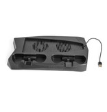 Stuff Certified® Multifunktionale Dual-Fan-Kühlständerhalterung und Ladestation für PlayStation 5 - PS5 - Cooling Standard Cooler Black