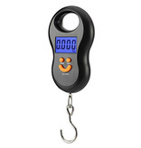 Stuff Certified® Hanging Scale Digital with Hook - 50kg / 10g - Luggage Scale Suitcase Bag Bag Black