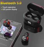 REMAX A6 Wireless Earphones - True Touch Control TWS Earbuds Bluetooth 5.0 Wireless Ear Buds Earphones Earphones Black