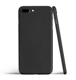 USLION Carcasa Ultra Delgada para iPhone 7 - Carcasa Dura Mate Negro