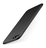 USLION iPhone XS Ultra Thin Case - Hartmatte Hülle Schwarz
