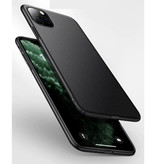 USLION Custodia ultra sottile per iPhone 12 Pro Max - Cover rigida opaca nera