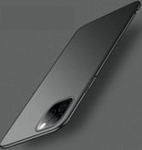 USLION iPhone 12 Ultra Thin Case - Hard Matte Case Cover Black