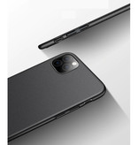 USLION iPhone 12 Pro Ultra Thin Case - Hartmatte Hülle Schwarz