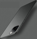 USLION iPhone 12 Mini Ultra Thin Case - Hard Matte Case Cover Black