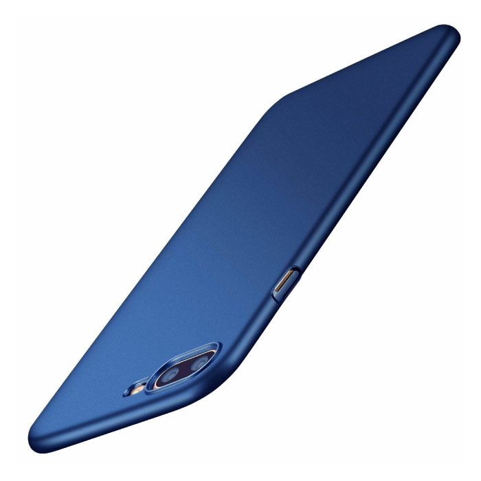 iPhone XS Ultra Thin Case - twarde, matowe etui w kolorze niebieskim