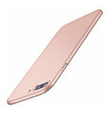 USLION iPhone XS Ultra Thin Case - Twarde, matowe etui w kolorze różowym