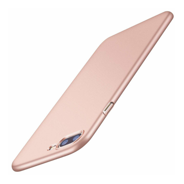 iPhone XS Ultra Dun Hoesje - Hard Matte Case Cover Roze