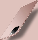 USLION iPhone 12 Mini Ultra Thin Case - Twarde, matowe etui w kolorze różowym