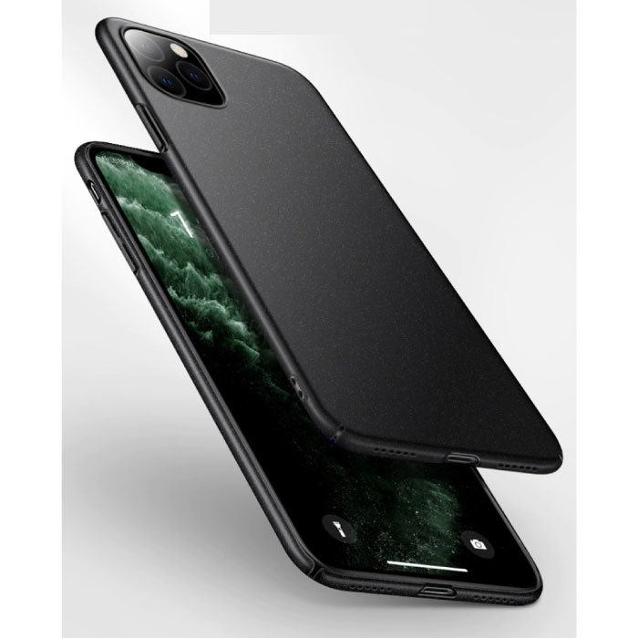 USLION Carcasa Ultra Delgada para iPhone 12 Pro Max - Carcasa Dura Mate Azul Oscuro