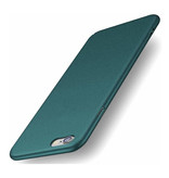 USLION Custodia ultra sottile per iPhone XS - Cover rigida opaca Verde
