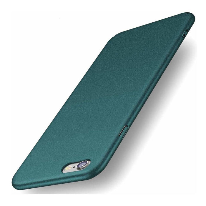 iPhone XS Ultra Dun Hoesje - Hard Matte Case Cover Groen