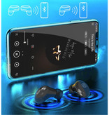 Stuff Certified® Bezprzewodowe słuchawki z etui ładującym Powerbank 2600 mAh - Sterowanie True Touch TWS Słuchawki douszne Bluetooth 5.0 Słuchawki Słuchawki douszne