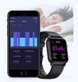 Stuff Certified® M2 Fitness Activity Tracker Smartwatch Sport Smartband Smartphone Horloge iOS / Android Zwart