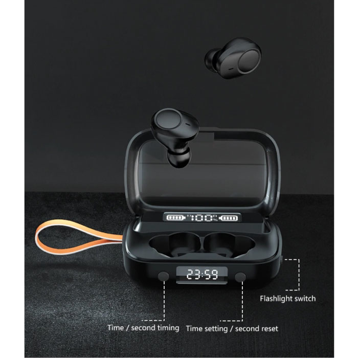 Stuff Certified® K01 Draadloze Oortjes met Powerbank Oplaaddoosje 2000mAh - True Touch Control TWS Bluetooth 5.0 Oordopjes Earphones Earbuds Oortelefoon