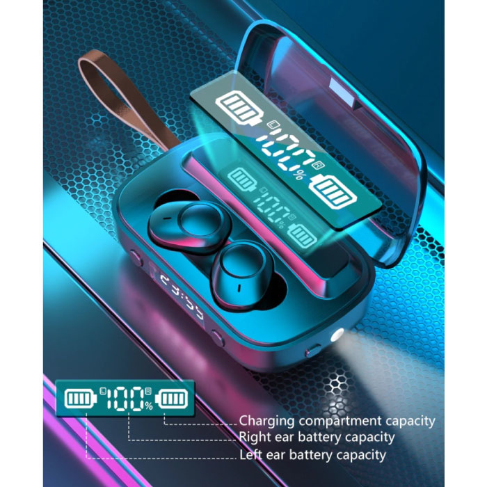 Stuff Certified® K01 Draadloze Oortjes met Powerbank Oplaaddoosje 2000mAh - True Touch Control TWS Bluetooth 5.0 Oordopjes Earphones Earbuds Oortelefoon