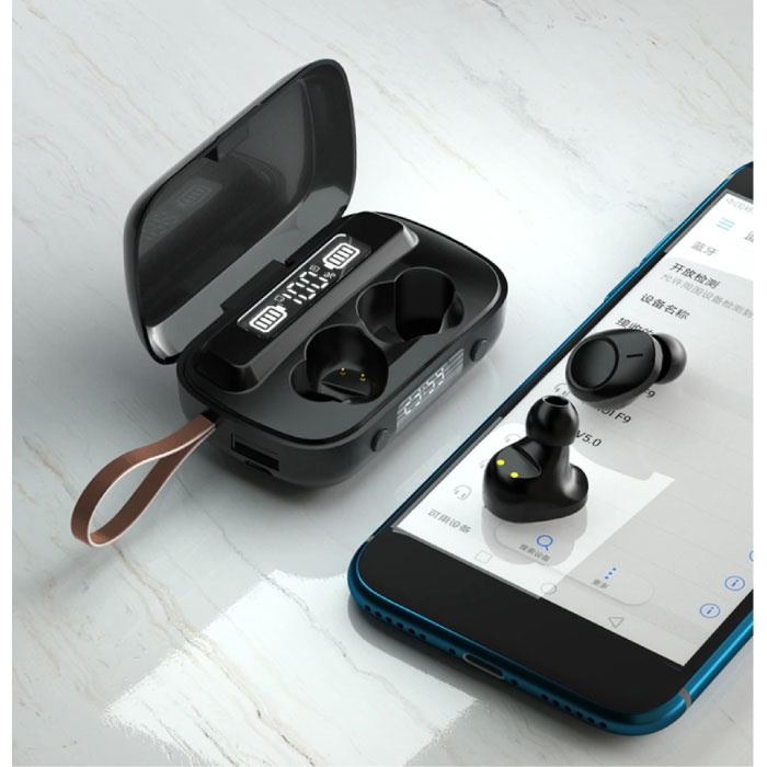 Stuff Certified® K01 Draadloze Oortjes met Powerbank Oplaaddoosje 2000mAh - True Touch Control TWS Bluetooth 5.0 Oordopjes Earphones Earbuds Oortelefoon